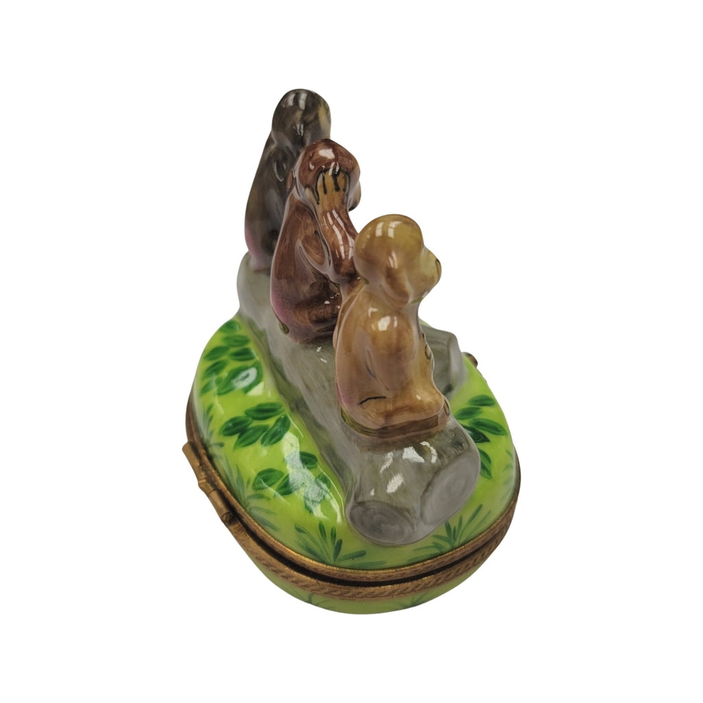 Three Wise Monkeys Figurine for Home Decor, view 3