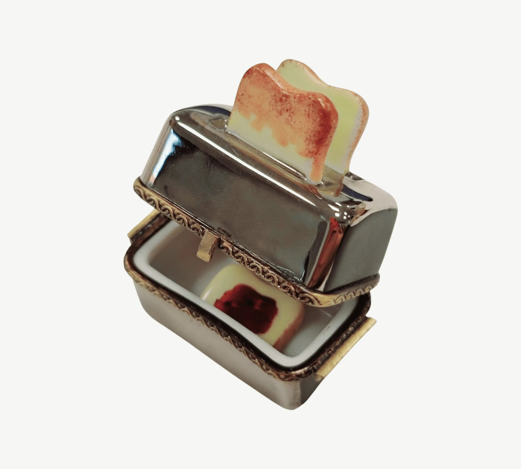 Fine art lovers will admire this Toaster and Toast for Kitchen Limoges box
