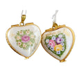 Pendant Together in Paris Sweetheart Limoges Porcelain Art Object, a hand-painted Limoges porcelain gift