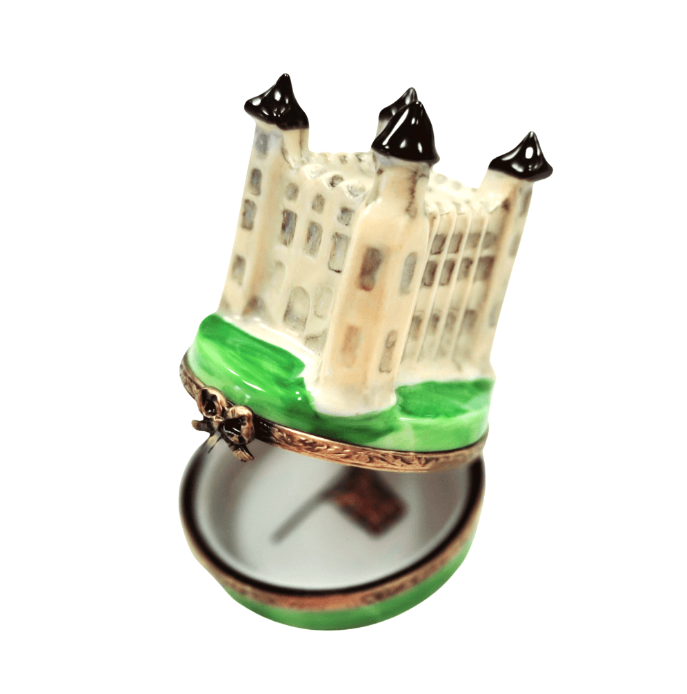 Every brushstroke by hand on the Tower of London British Castle Limoges box from France