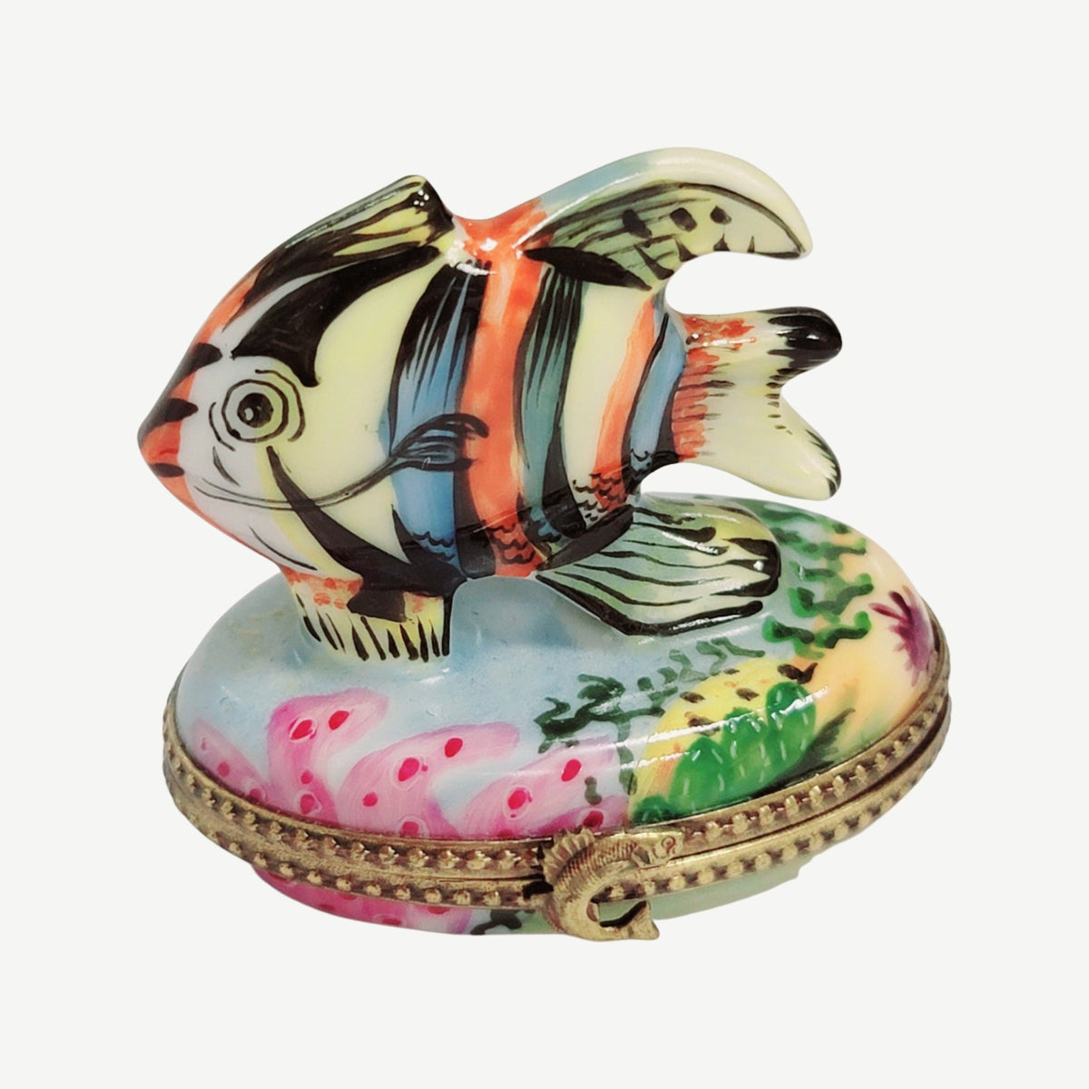 Tropical Fish Limoges box, an heirloom-quality piece for collectors