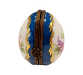 Limoges Boutique presents the Turquois Oval Picture Frame Inside, a genuine Limoges box painted by hand in France