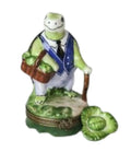Authentic Turtle Gardener Lettuce Limoges box, hand-painted in France, from Limoges Boutique