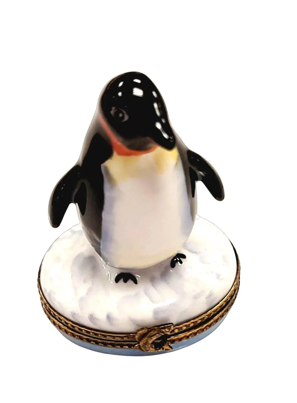 Tuxedo Penguin Bird Limoges Box Figurine for Collectors, view 3