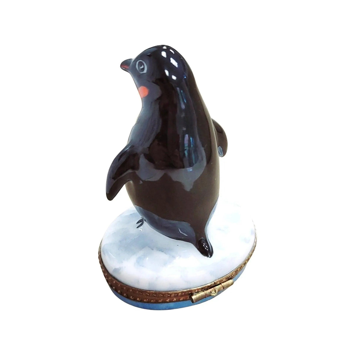 Tuxedo Penguin Bird Limoges Box Figurine for Collectors, view 4
