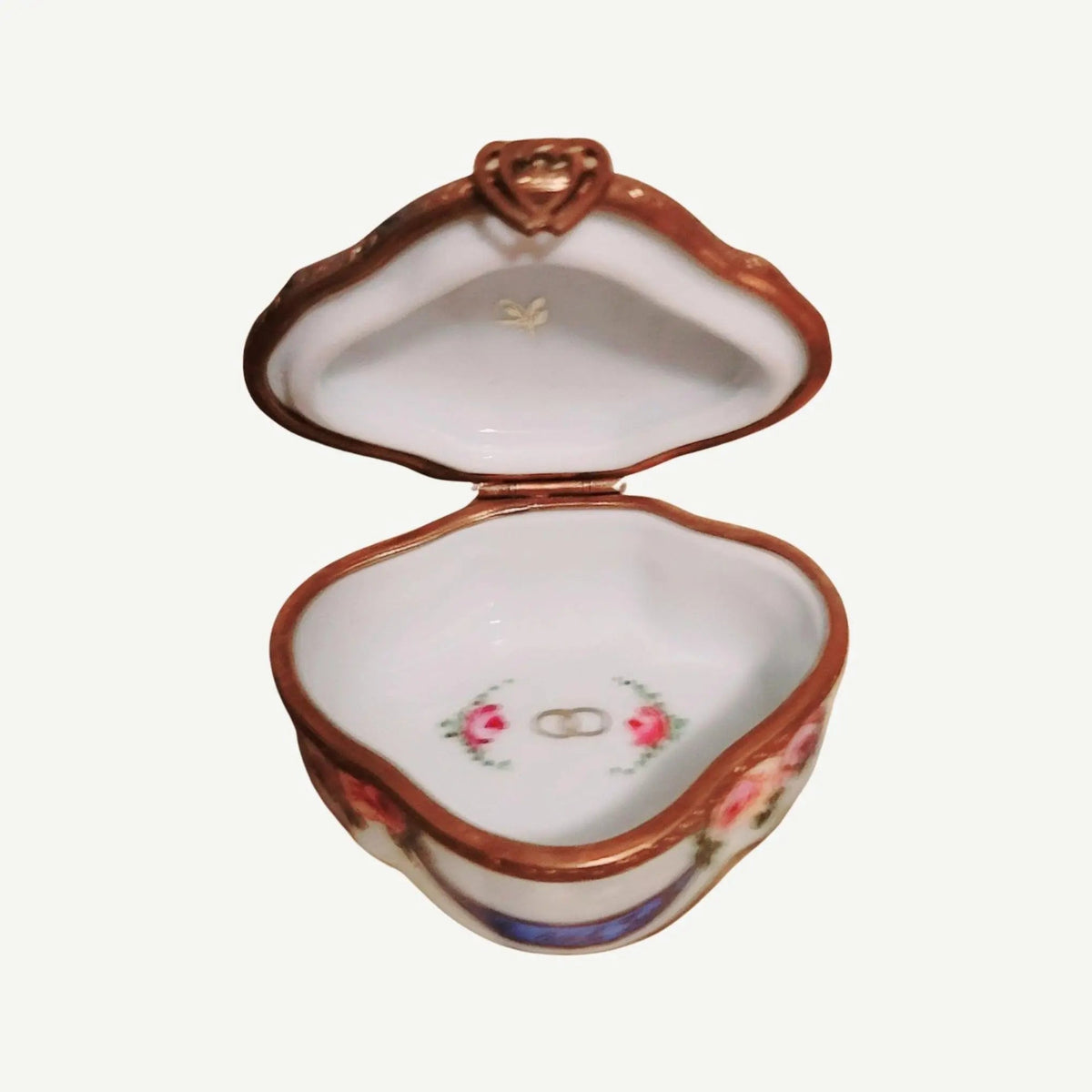 Two Doves Truth & Honor Porcelain Limoges Porcelain Art Object, view 3