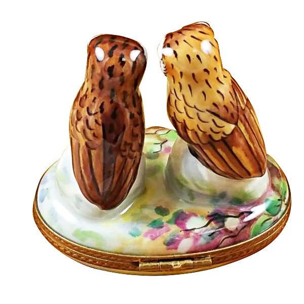 Two Owls Limoges Box for Collectors, view 3