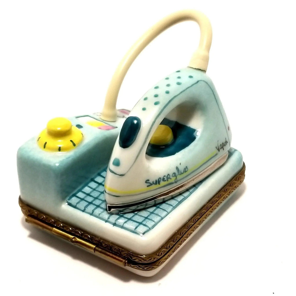 Vapor Iron Ironing Board No. 1 of 1000 Limoges Box Figurine, view 4
