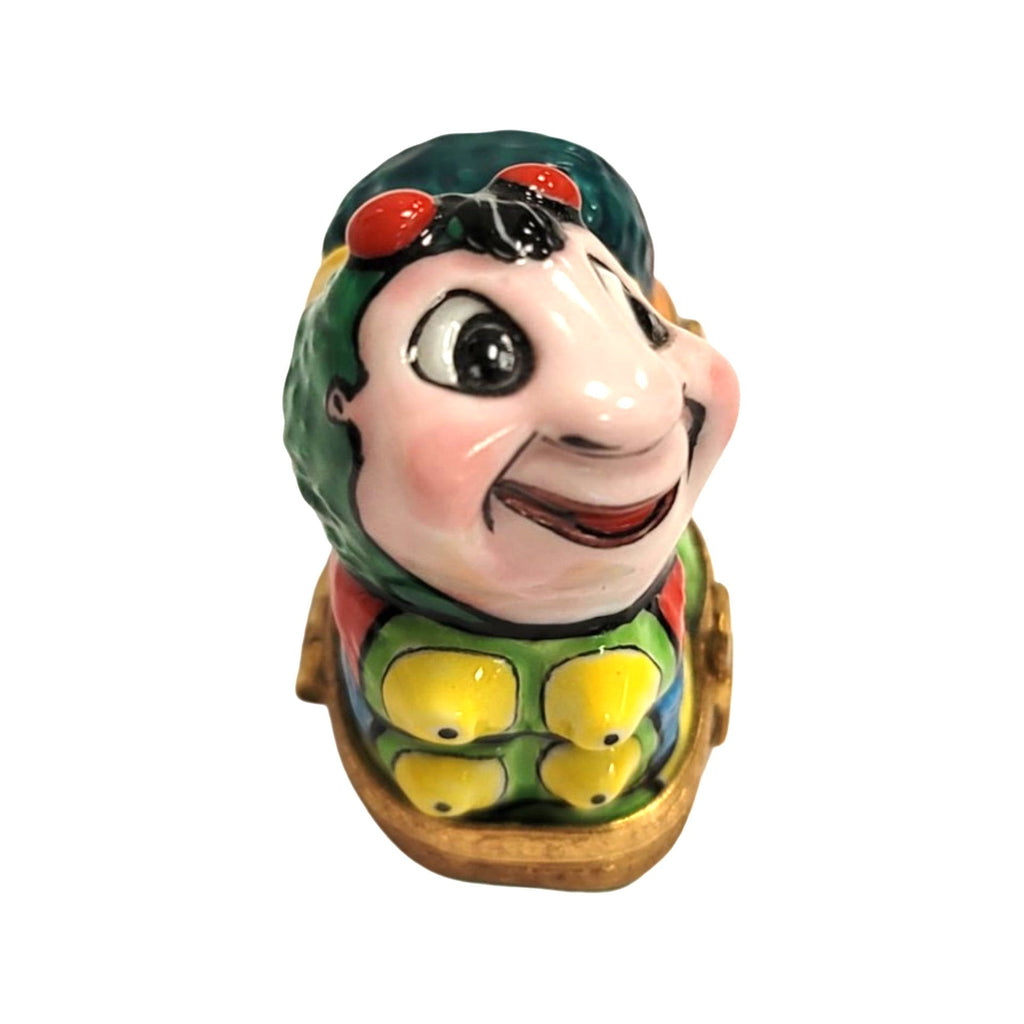 Colorful Worm Limoges Box Figurine for Art Lovers, view 5