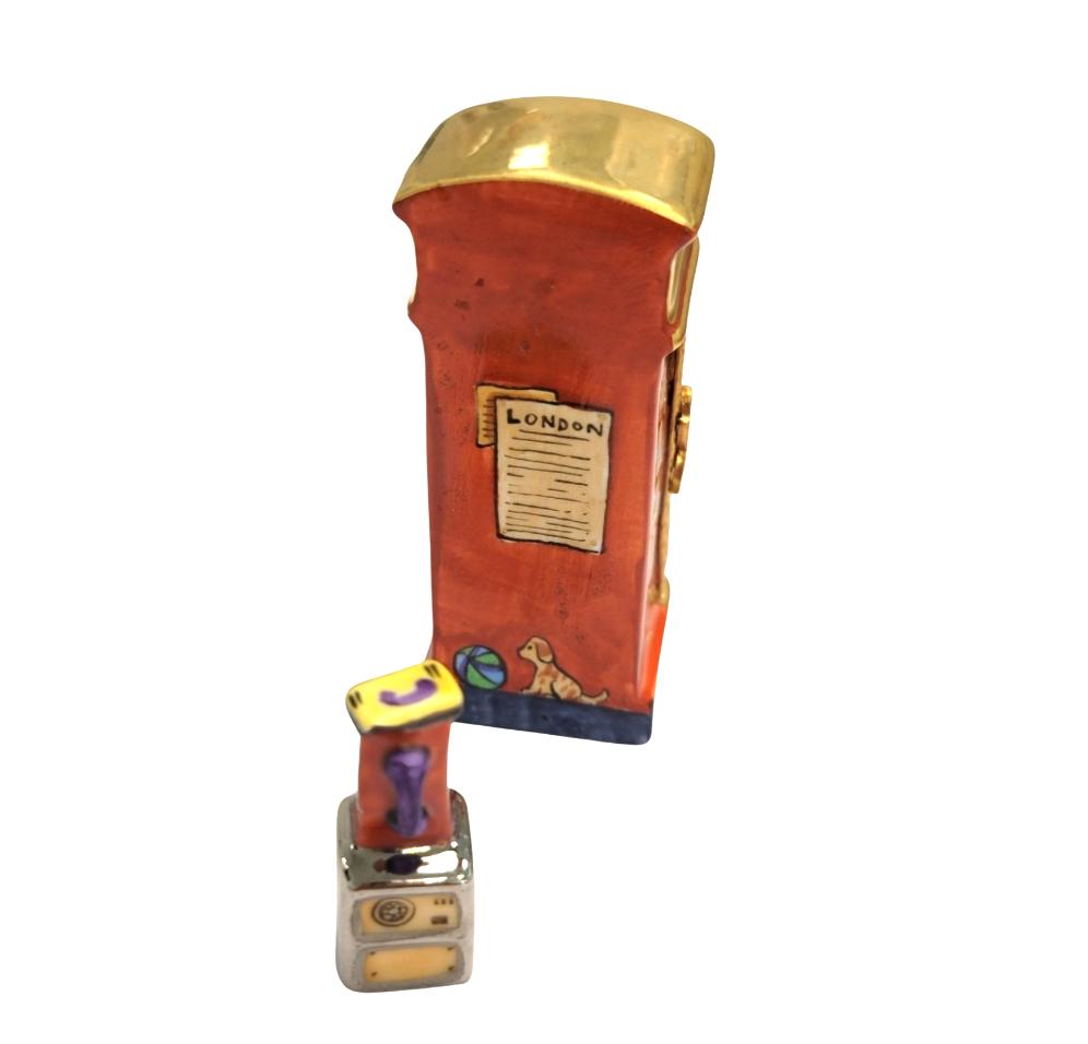 Vintage Telephone Booth Figurine for Collectors, view 5