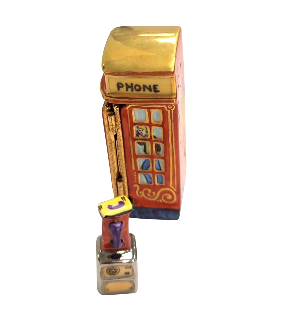 Vintage Telephone Booth Figurine for Collectors, view 6