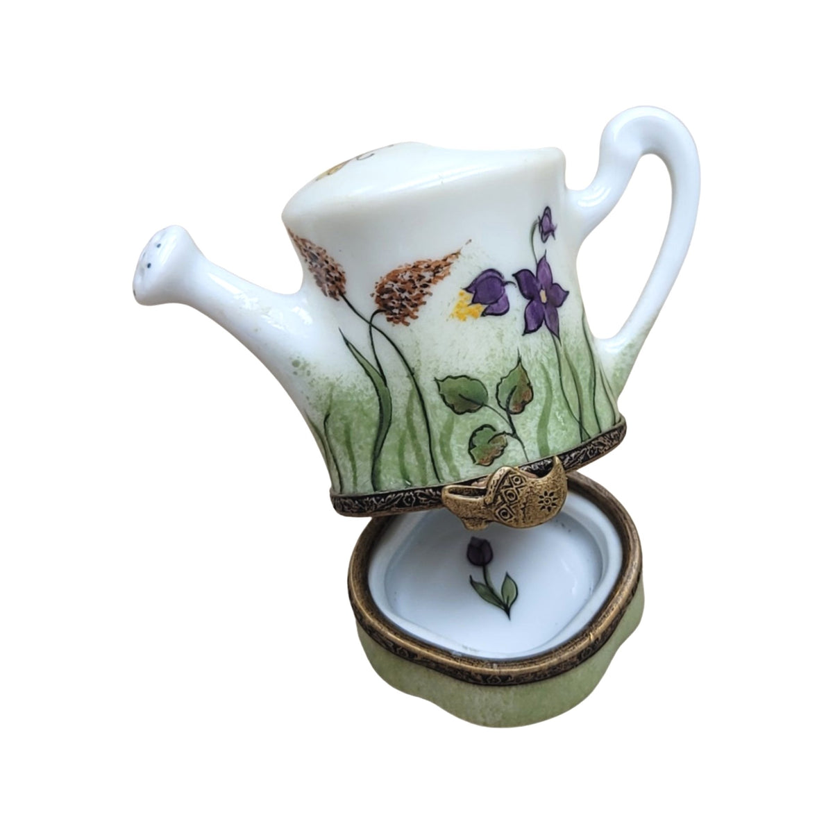 Watering Can Garden Bees Limoges Box, view 2