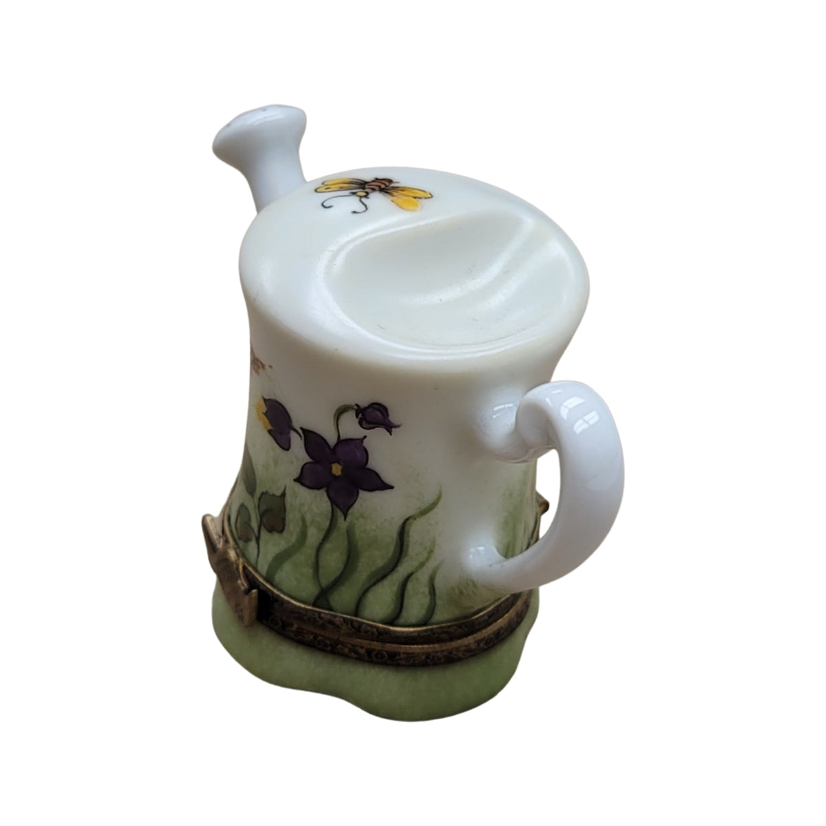 Watering Can Garden Bees Limoges Box, view 4