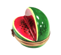 Large Watermelon Limoges Box for Fruit Lovers, a hand-painted Limoges porcelain gift