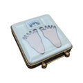 Weight Loss Scale Limoges Box, a hand-painted Limoges porcelain gift