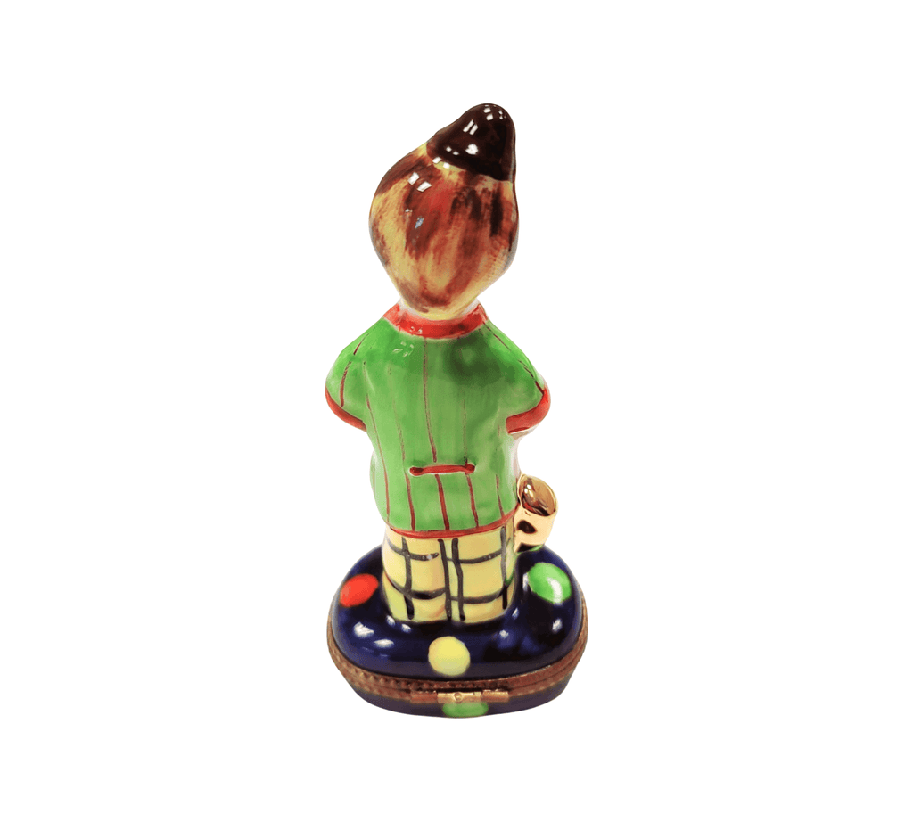 Clown Porcelain Limoges Porcelain Art Object, view 2
