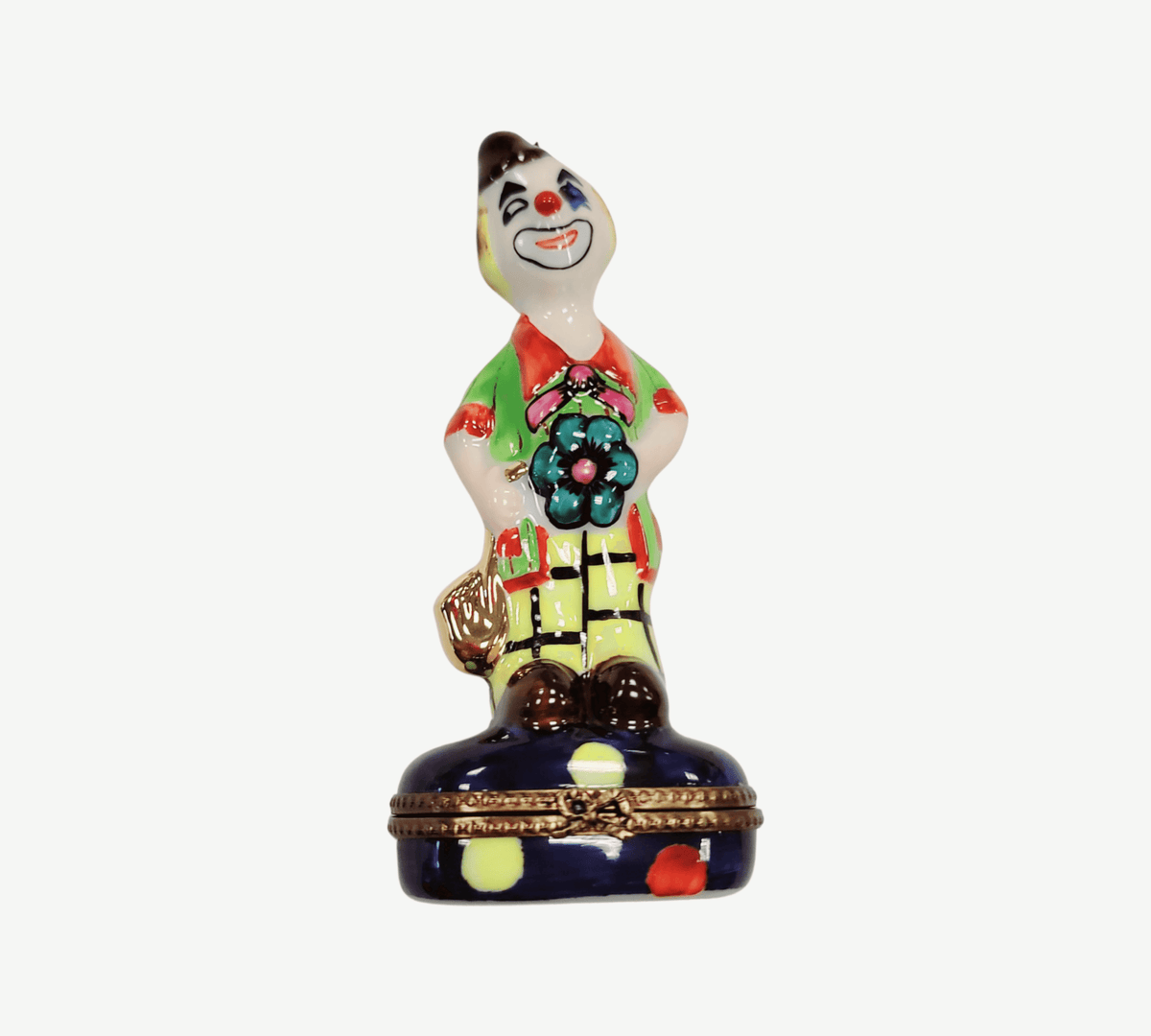 Clown Porcelain Limoges Porcelain Art Object, view 5