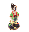 Clown Porcelain Limoges Porcelain Art Object, a hand-painted Limoges porcelain gift