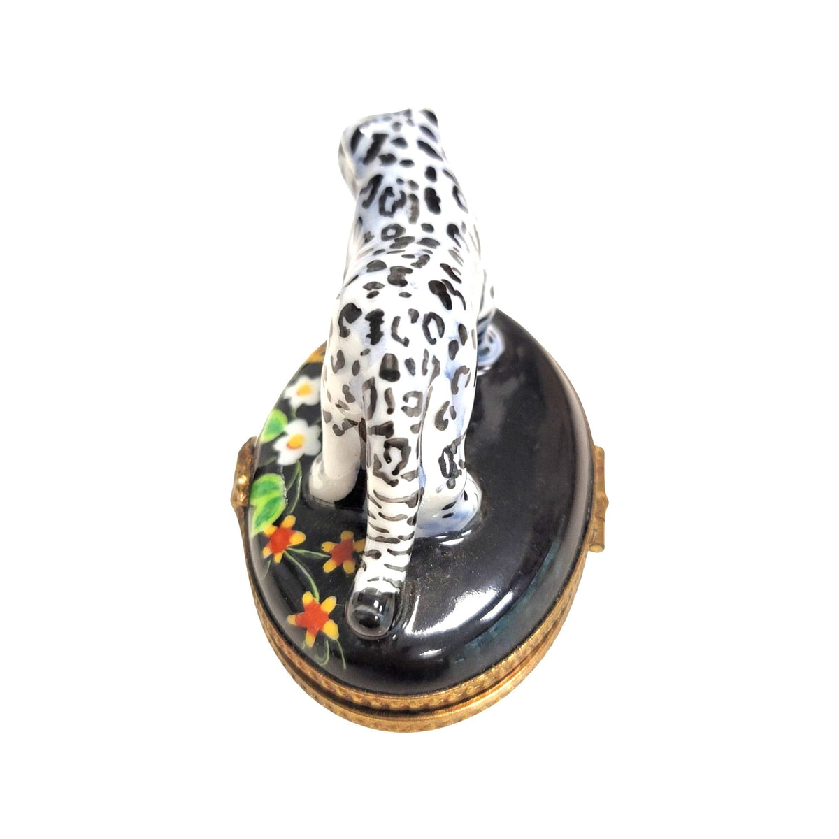 White Bengal Tiger Limoges Box for Animal Lovers, view 3