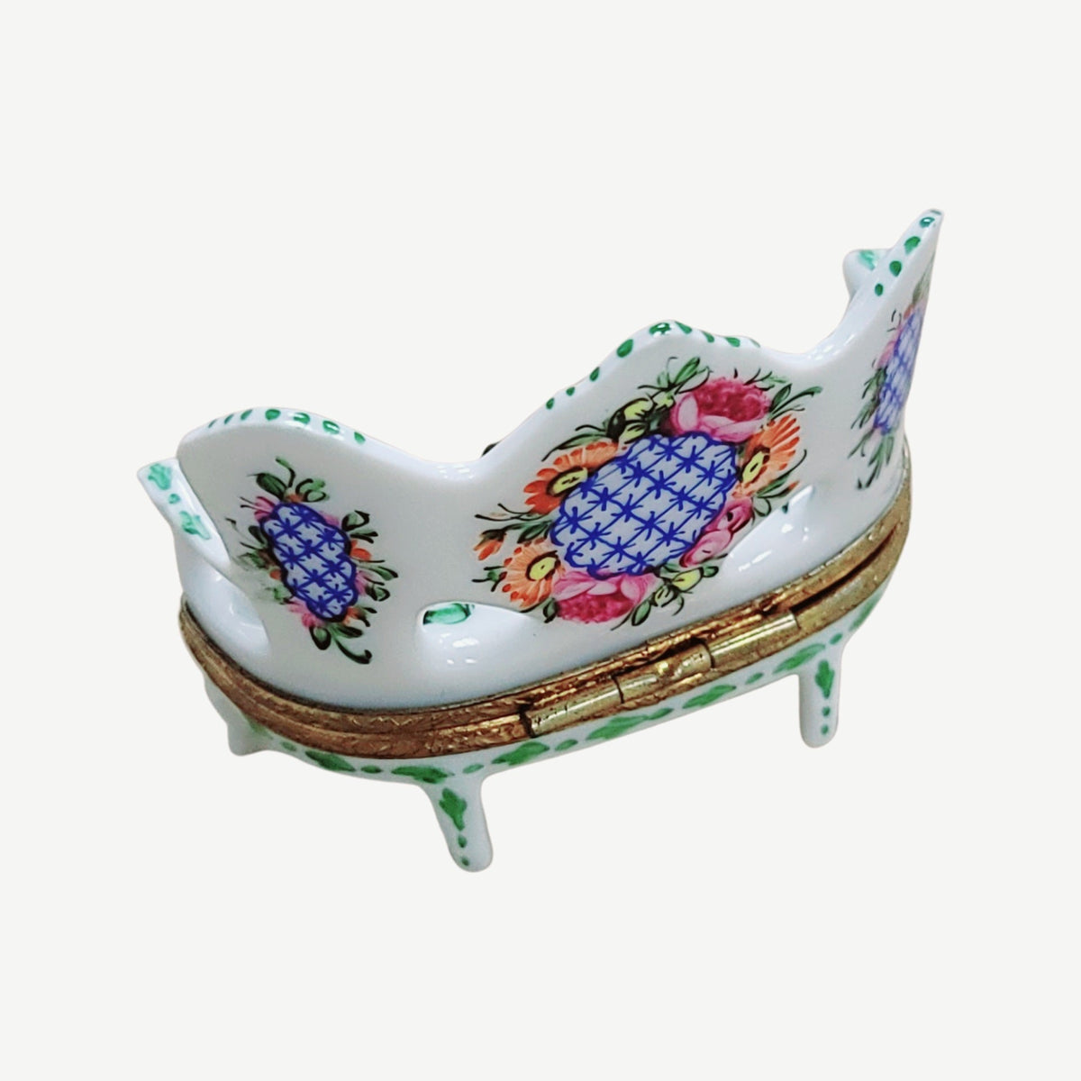 White French Love Seat Figurine, view 3