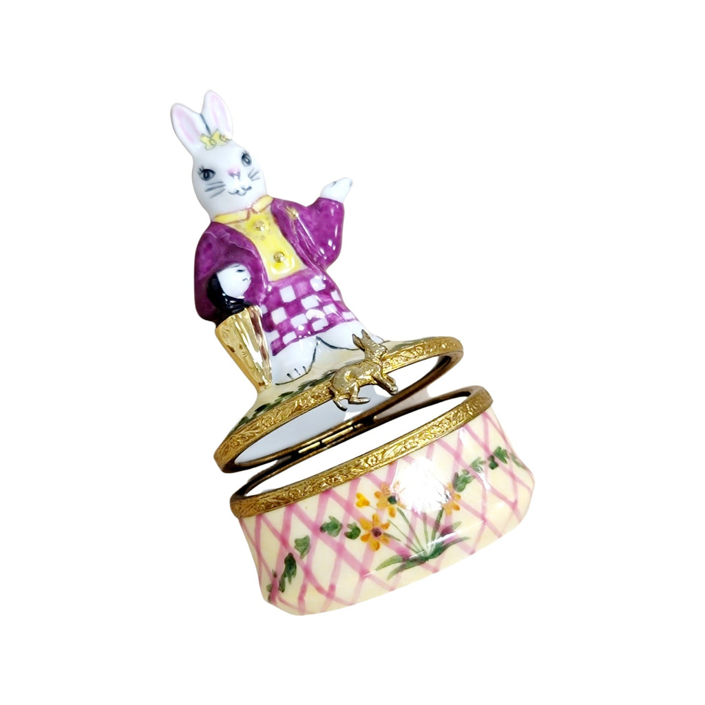 White Rabbit Suit Limoges Figurine for Collectors Gift, view 2