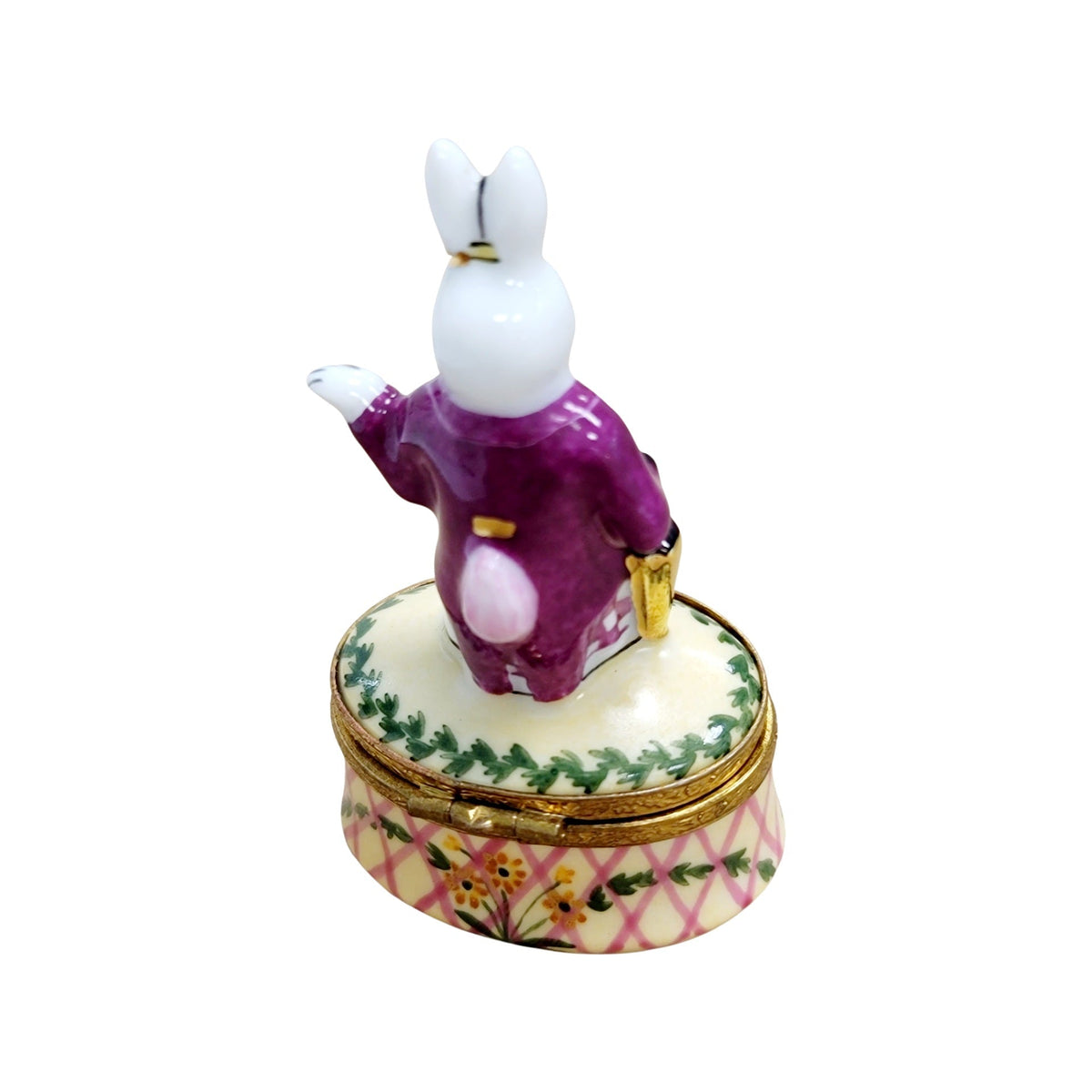 White Rabbit Suit Limoges Figurine for Collectors Gift, view 4