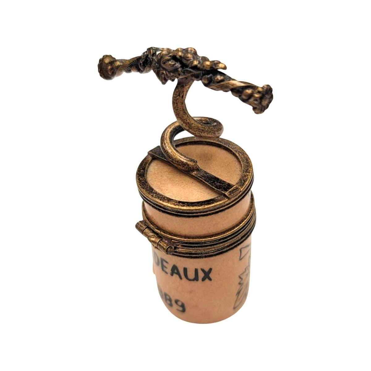 Wine Cork Screw Limoges Box for Wine Lovers, view 3