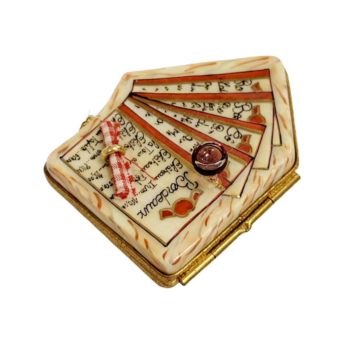 Wine List Wine Glasses Limoges Box, view 3