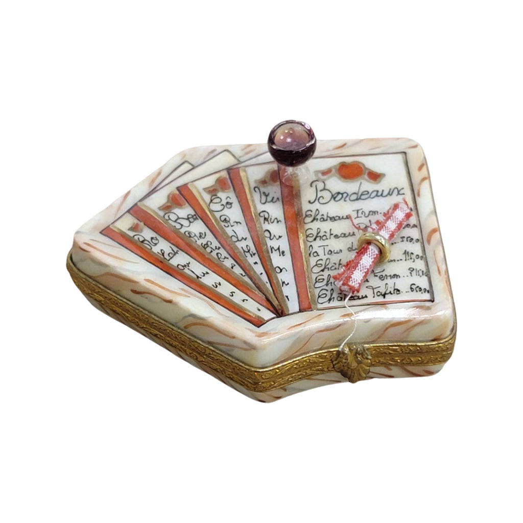 Wine List Wine Glasses Limoges Box, view 4