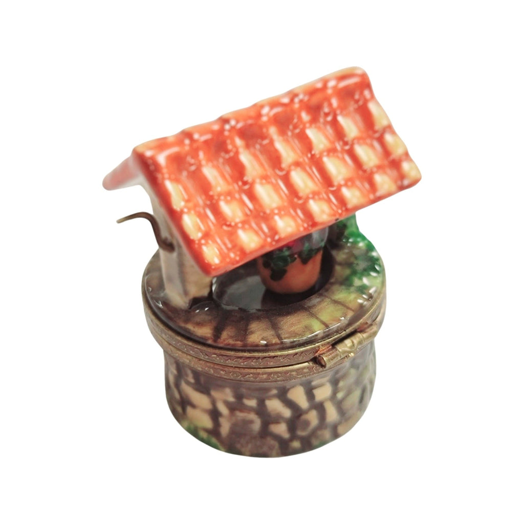 Wishing Well Limoges Box Figurine, view 3