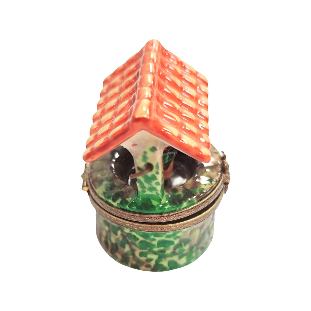 Wishing Well Limoges Box Figurine, view 4