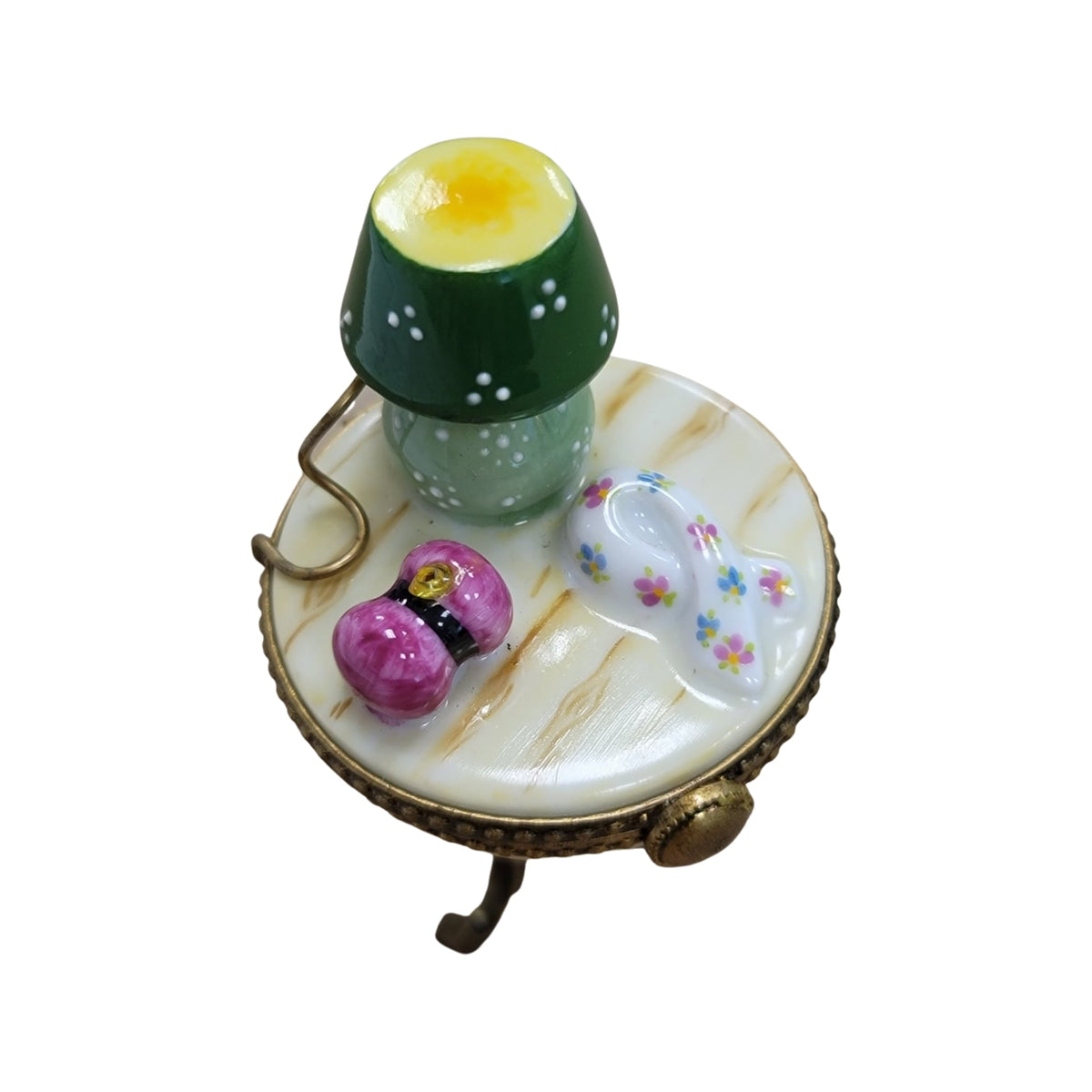 Yarn Table Lamp Limoges Box for Home Decor, view 4