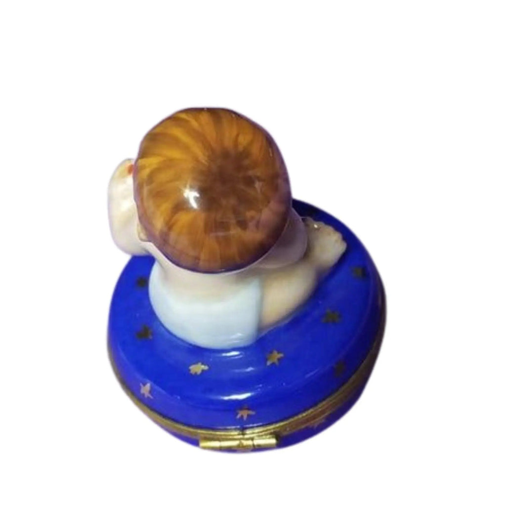 Year 2000 Baby Boy Limoges Box Figurine, view 4
