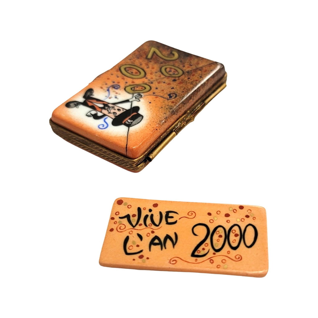 Year 2000 Letter to Paris Limoges Box Figurine Collectors, view 3