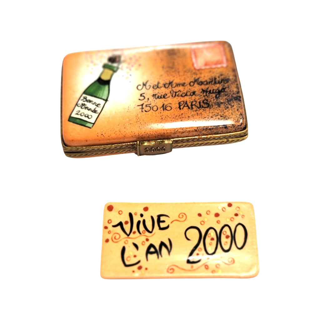 Year 2000 Letter to Paris Limoges Box Figurine Collectors, view 6
