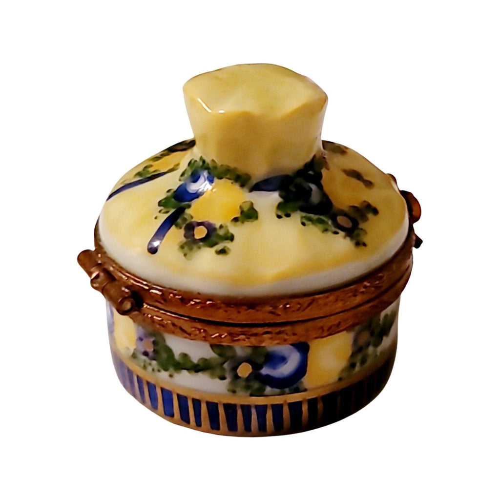 Yellow Bouquet Flower Basket Limoges Box, view 11