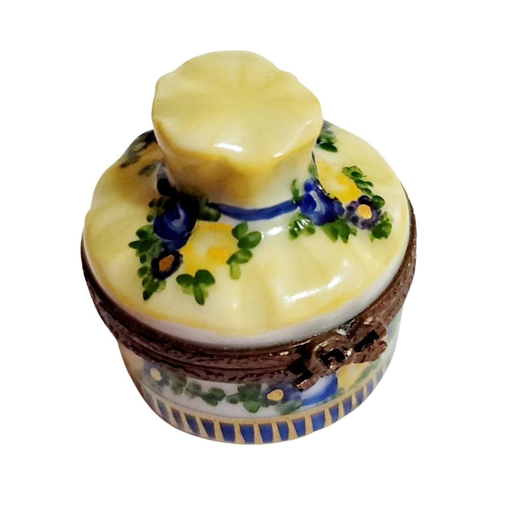 Yellow Bouquet Flower Basket Limoges Box, view 3