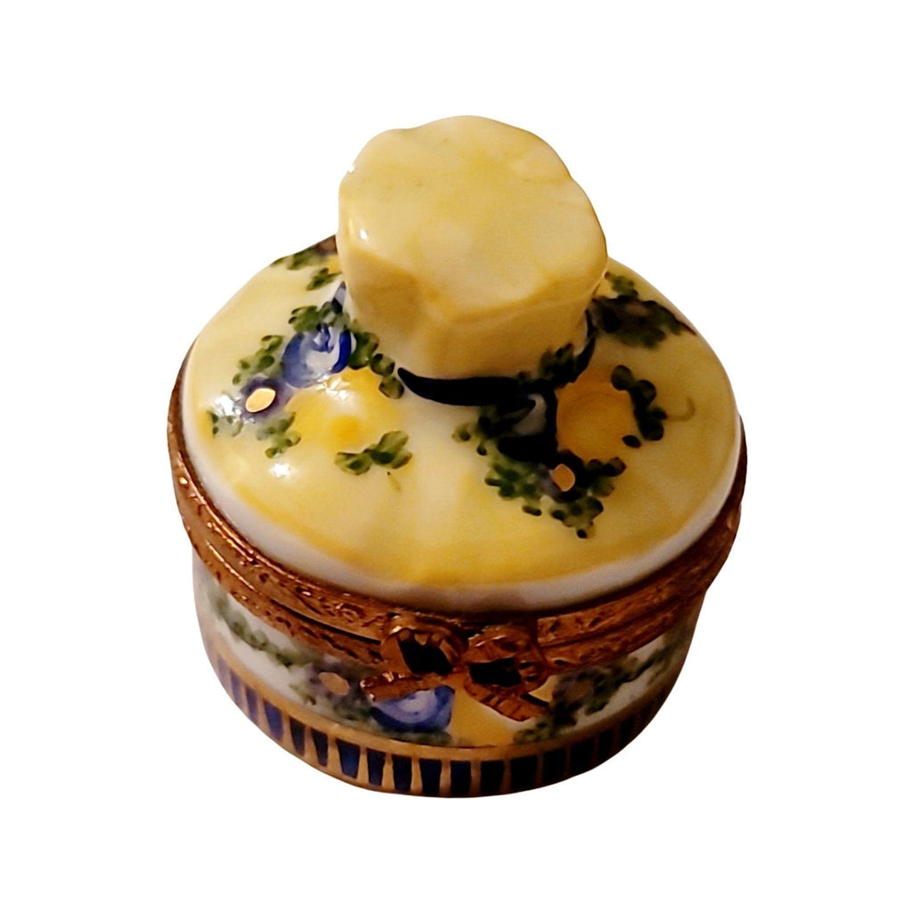 Yellow Bouquet Flower Basket Limoges Box, view 9