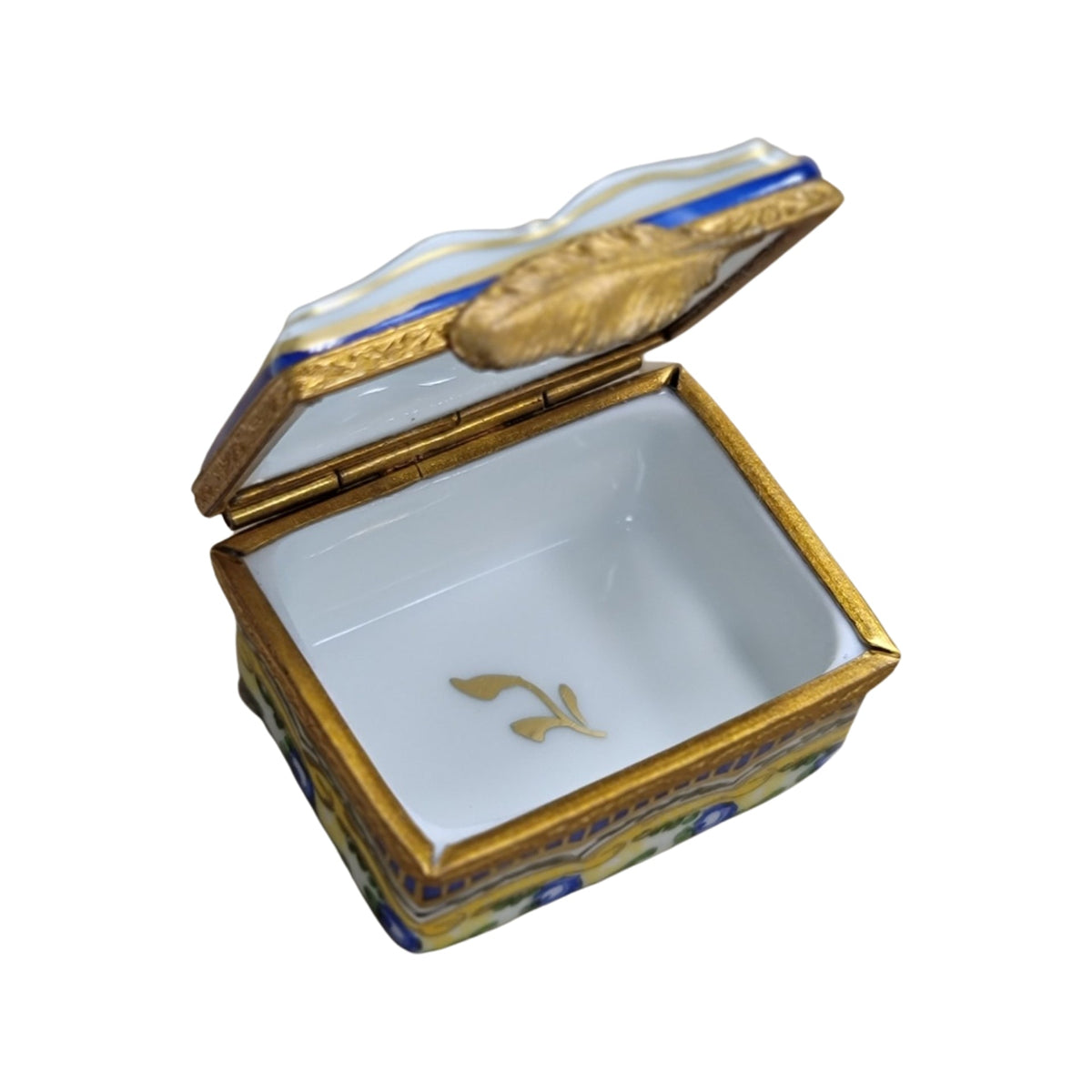 Yellow Light Blue Open Book Box, view 2