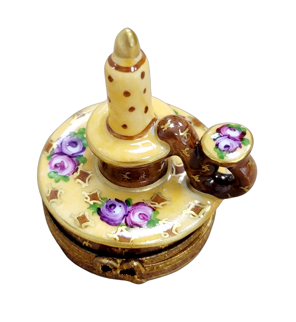Yellow Roses Candle Stick Box For Home Décor, view 5