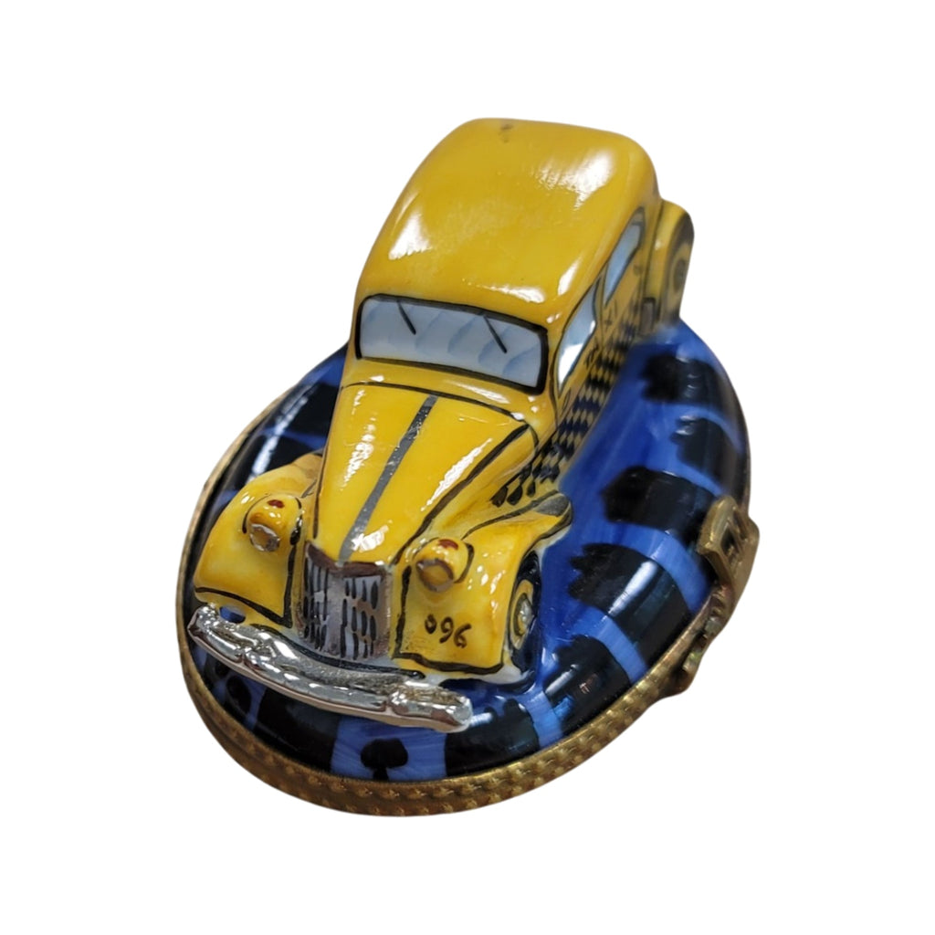 Yellow Taxi Limoges Box for Collectors, view 5