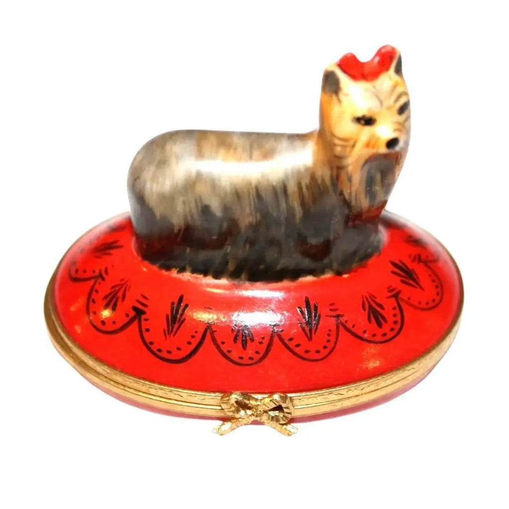 Yorkshire Dog Terrier Yorkie Artoria Box Limoges, view 5