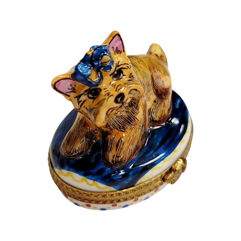 Yorkshire Yorkie Dog Limoges Box Gift for Dog Lovers, view 3