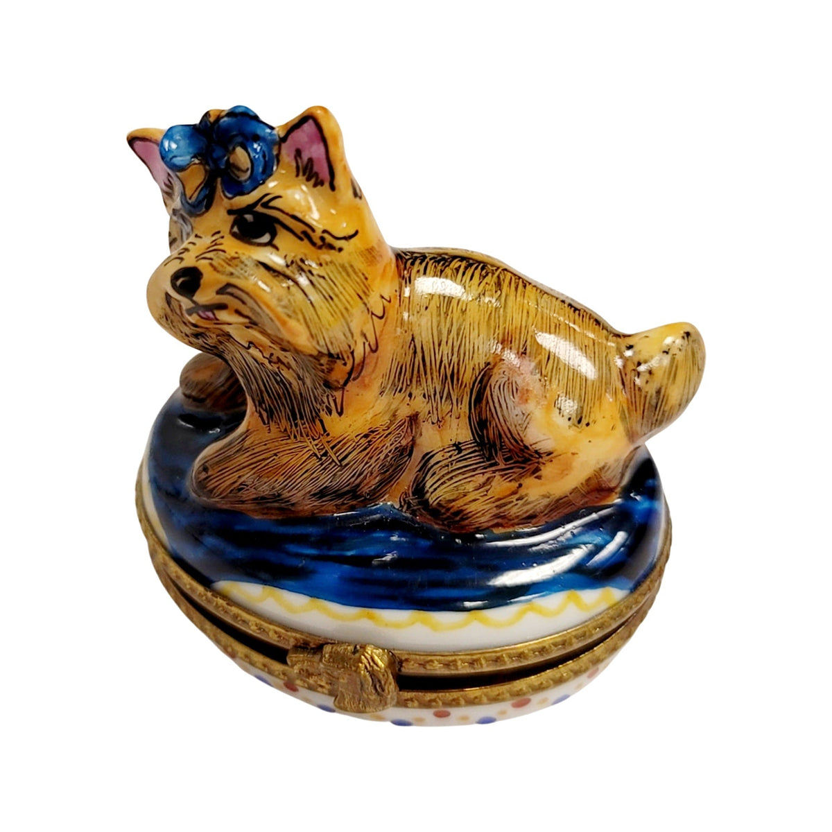Yorkshire Yorkie Dog Limoges Box Gift for Dog Lovers, view 4