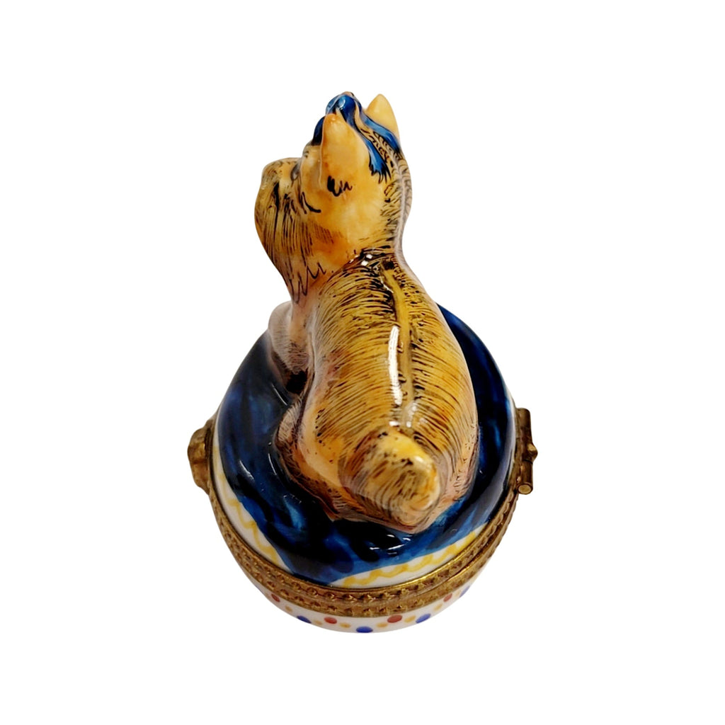 Yorkshire Yorkie Dog Limoges Box Gift for Dog Lovers, view 5