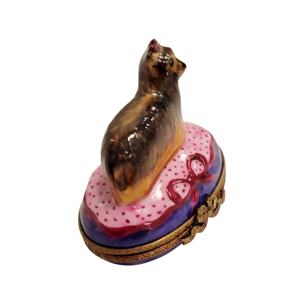Yorkshire Terrier Yorkie Dog Limoges Box Gift for Collectors, view 5