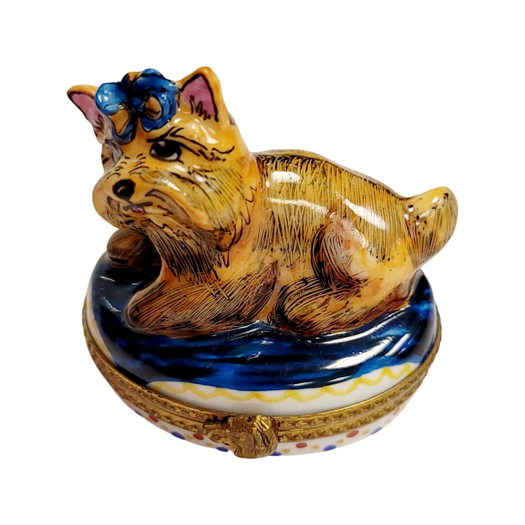 Yorkshire Yorkie Dog Limoges Box Gift for Dog Lovers, view 6
