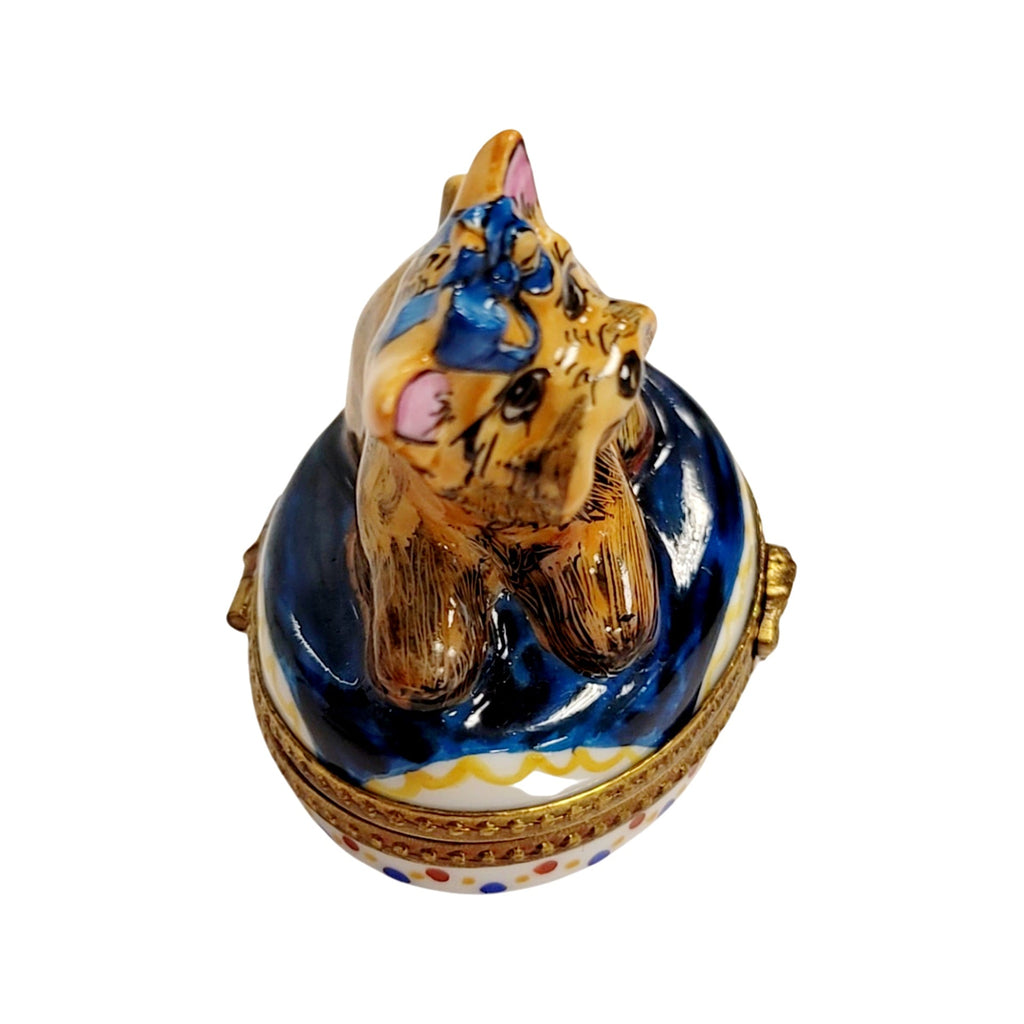 Yorkshire Yorkie Dog Limoges Box Gift for Dog Lovers, view 7