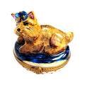 Yorkshire Yorkie Dog Limoges Box Gift for Dog Lovers, a hand-painted Limoges porcelain gift