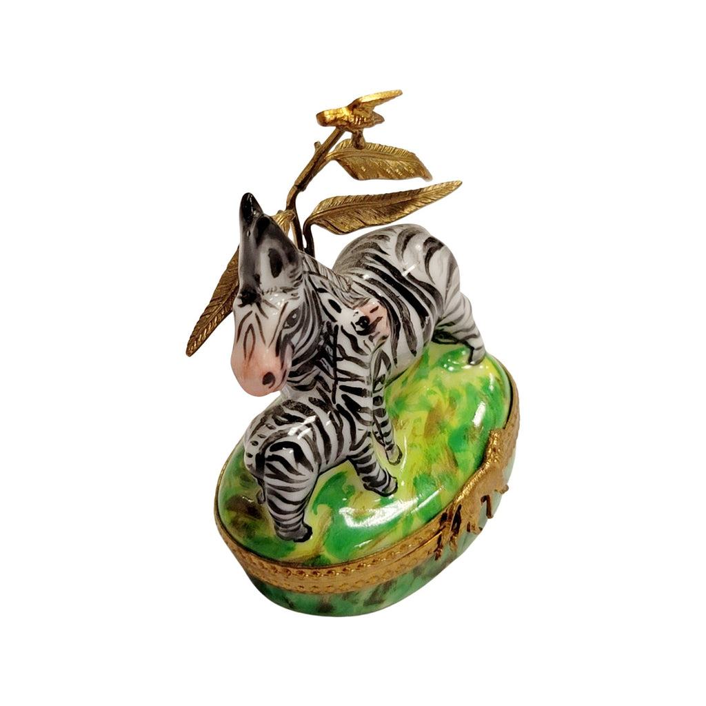 Zebra Baby Jungle Limoges Box Gift, view 4